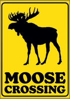 Gamers Guild AZ Novelties Magnet: Moose Crossing Ata-Boy Inc