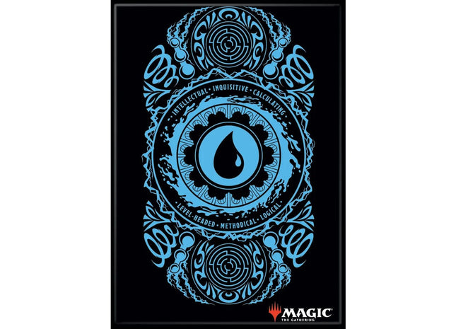 Gamers Guild AZ Novelties Magnet: MTG Blue Island Mana Ata-Boy Inc