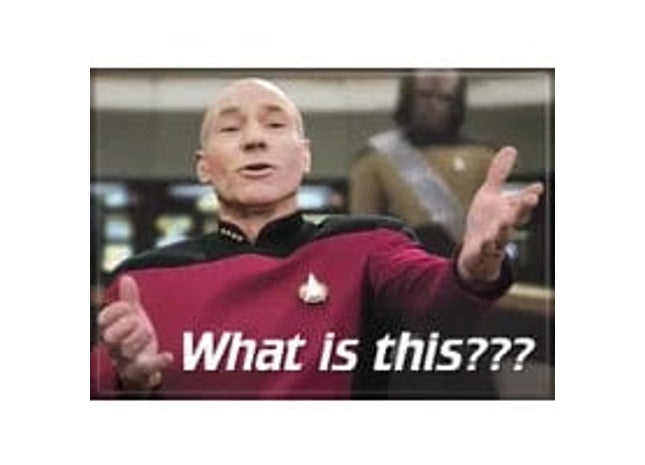 Gamers Guild AZ Novelties Magnet: Picard What Is This Ata-Boy Inc