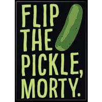 Gamers Guild AZ Novelties Magnet: Rick and Morty Flip The Pickle Ata-Boy Inc