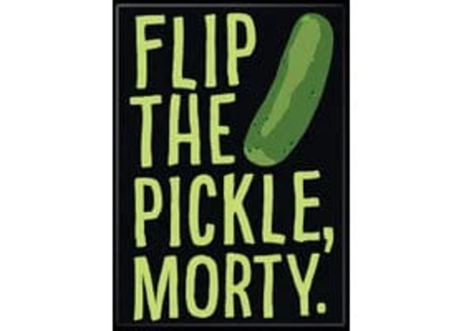 Gamers Guild AZ Novelties Magnet: Rick and Morty Flip The Pickle Ata-Boy Inc