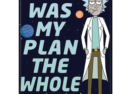 Gamers Guild AZ Novelties Magnet: Rick and Morty That Was My Plan Ata-Boy Inc