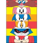 Gamers Guild AZ Novelties Magnet: Sonic Amy Rose Tails Knuckles Dr. Eggman Ata-Boy Inc