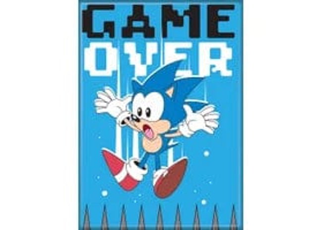 Gamers Guild AZ Novelties Magnet: Sonic Game Over Ata-Boy Inc