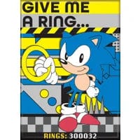 Gamers Guild AZ Novelties Magnet: Sonic Give Me A Ring Ata-Boy Inc