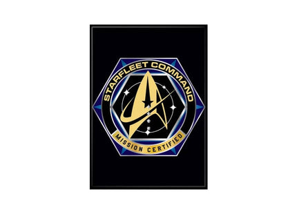 Gamers Guild AZ Novelties Magnet: ST Disco Starfleet Com Mission Cert Ata-Boy Inc