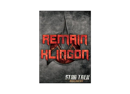 Gamers Guild AZ Novelties Magnet: Star Trek Discovery Remain Klingon Ata-Boy Inc