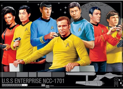 Gamers Guild AZ Novelties Magnet: Star Trek S1 Cast Render Ata-Boy Inc