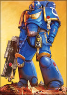 Gamers Guild AZ Novelties Magnet: Warhammer 40K Ultramarines Intercessor Ata-Boy Inc