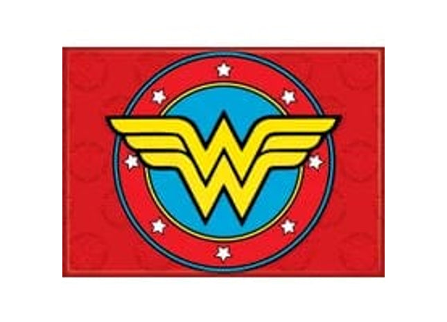 Gamers Guild AZ Novelties Magnet: Wonder Woman Logo on Red Ata-Boy Inc