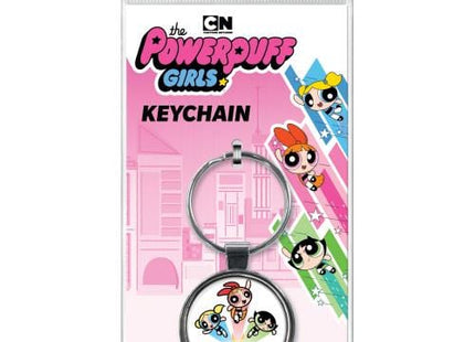 Gamers Guild AZ Novelties Powerpuff Girls Group on White Keychain Ata-Boy Inc