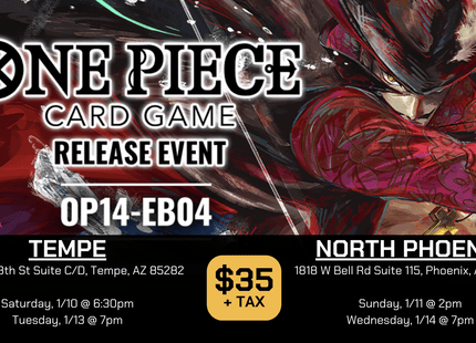 Gamers Guild AZ NPHX - 1/11 @ 2pm - One Piece OP-14 Release Event Gamers Guild AZ