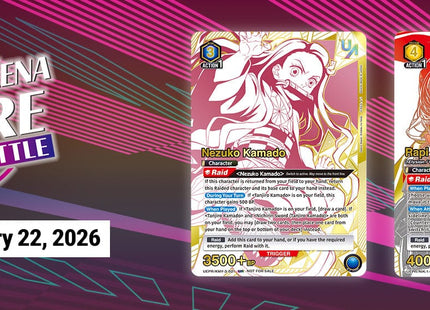 Gamers Guild AZ NPHX - 1/24 @ 11am - Union Arena Rare Battle: Demon Slayer Vol. 2 Gamers Guild AZ