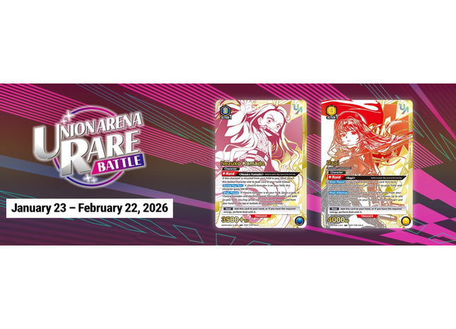 Gamers Guild AZ NPHX - 1/24 @ 11am - Union Arena Rare Battle: Demon Slayer Vol. 2 Gamers Guild AZ