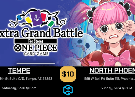 Gamers Guild AZ NPHX - 5/24 @ 2PM - ONE PIECE CARD GAME Extra Grand Battle for Stores 2026 May Gamers Guild AZ