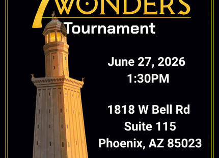 Gamers Guild AZ NPHX - 6/27 @ 1:30pm - 7 Wonders Tournament Gamers Guild AZ