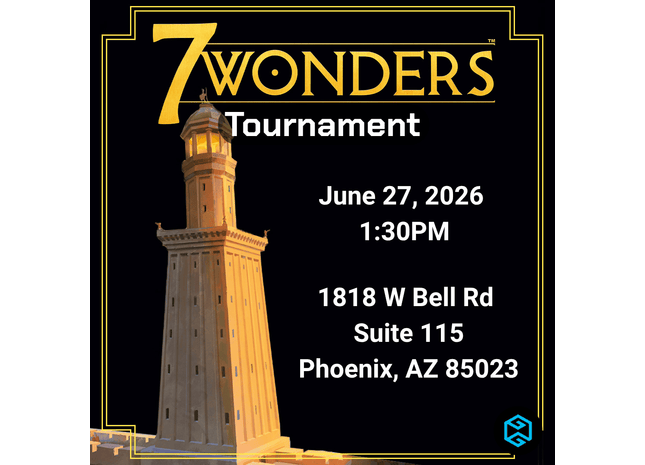 Gamers Guild AZ NPHX - 6/27 @ 1:30pm - 7 Wonders Tournament Gamers Guild AZ