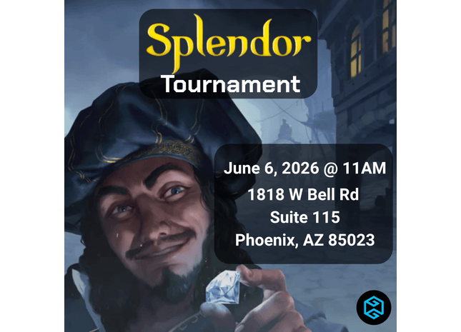 Gamers Guild AZ NPHX - 6/6 @ 11am - Splendor Tournament Gamers Guild AZ