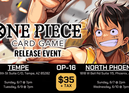 Gamers Guild AZ NPHX - 6/7 @ 2pm - One Piece OP-16 Release Event Gamers Guild AZ