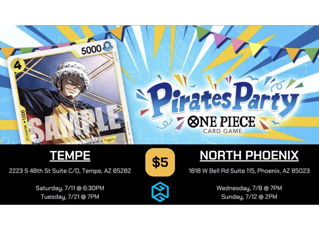 Gamers Guild AZ NPHX - 7/8 @ 7pm - One Piece Pirates Party 2026 Vol.2 Gamers Guild AZ