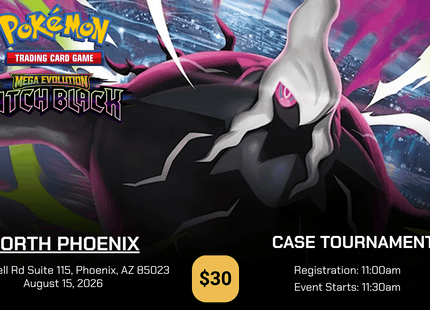 Gamers Guild AZ NPHX - 8/15 @ 11:30am - Pokemon Pitch Black Case Tournament Gamers Guild AZ