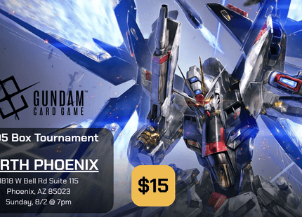 Gamers Guild AZ NPHX - 8/2 @ 7pm - Gundam Card Game GD05 Box Tournament Gamers Guild AZ
