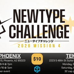 Gamers Guild AZ NPHX - 8/4 @ 7pm - Gundam Card Game Newtype Challenge 2026 Mission 4 Gamers Guild AZ