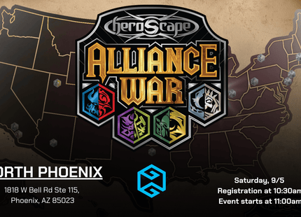 Gamers Guild AZ NPHX - 9/5 @ 11am - Heroscape Alliance War Tournament Gamers Guild AZ