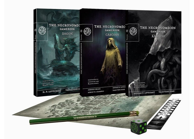 Gamers Guild AZ Officina Meningi The Necronomicon Gamebook Trilogy (Pre-Order) AGD