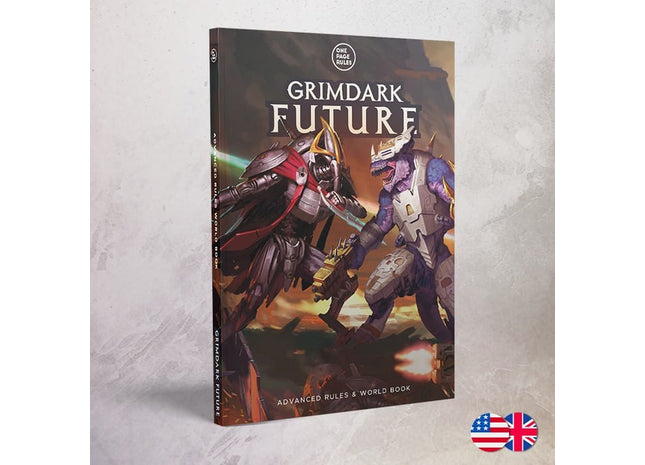 Gamers Guild AZ One Page Rules Grimdark Future: Advanced Rules & World Book v3.5 (Pre-Order) Southern Hobby