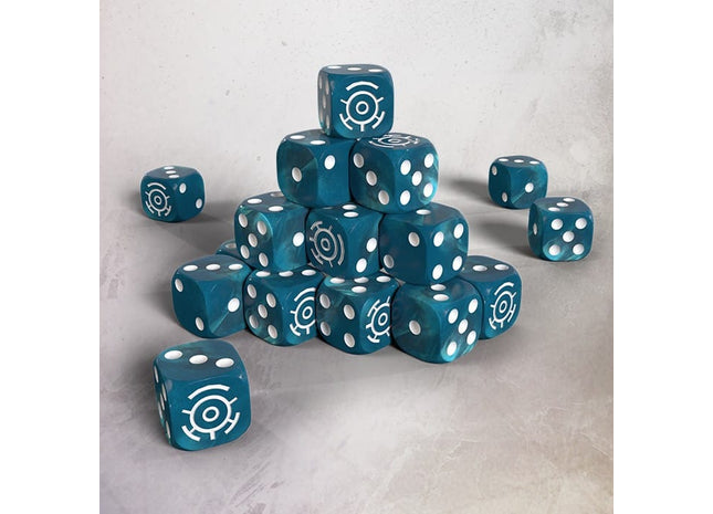 Gamers Guild AZ One Page Rules Grimdark Future: Robot Legions - 20CT 16mm Dice Set (Pre-Order) Southern Hobby