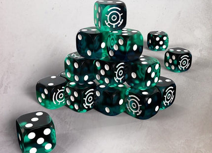 Gamers Guild AZ One Page Rules Grimdark Future: Robot Legions - 20CT 16mm Premium Resin Dice Set (Pre-Order) Southern Hobby