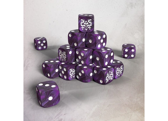 Gamers Guild AZ One Page Rules Grimdark Future: Saurian Starhost - 20CT 16mm Dice Set (Pre-Order) Southern Hobby