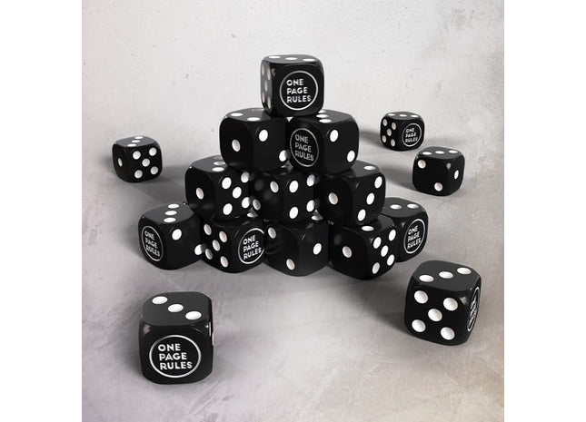 Gamers Guild AZ One Page Rules One Page Rules: 20CT 16mm Dice Set (Pre-Order) Southern Hobby