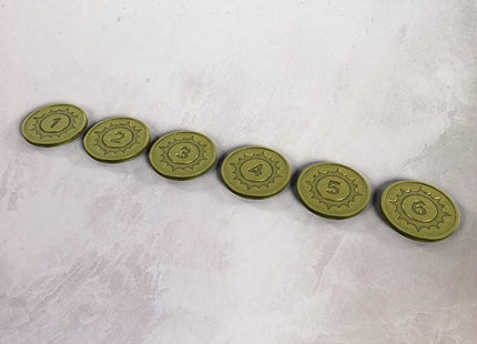 Gamers Guild AZ One Page Rules One Page Rules: Metal Objective Markers (Pre-Order) Southern Hobby