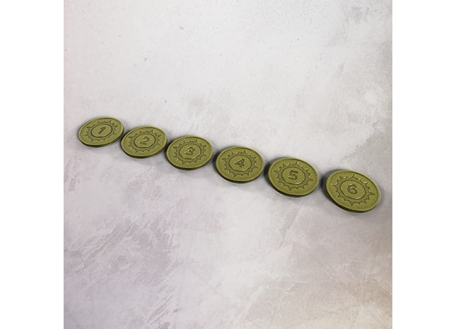 Gamers Guild AZ One Page Rules One Page Rules: Metal Objective Markers (Pre-Order) Southern Hobby