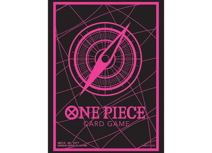 Gamers Guild AZ One Piece TCG ONE PIECE TCG: Card Sleeves - Standard Black & Pink Discontinue