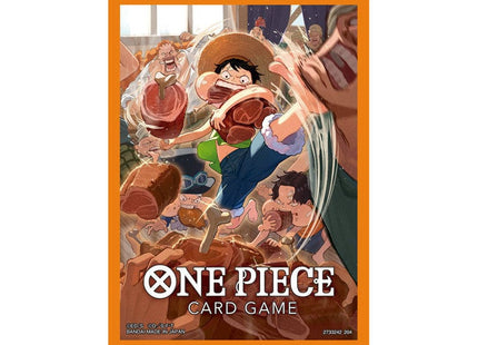 Gamers Guild AZ One Piece TCG ONE PIECE TCG: Card Sleeves -The Three Brothers (Eating) Discontinue