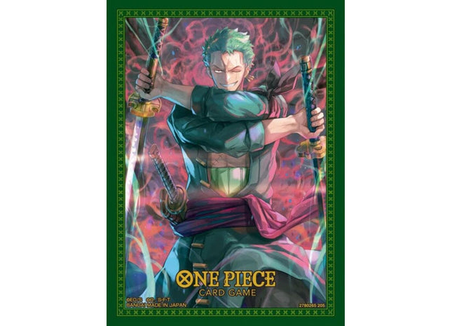 Gamers Guild AZ One Piece TCG ONE PIECE TCG Official Card Sleeves Set 11 Roronoa Zoro AGD