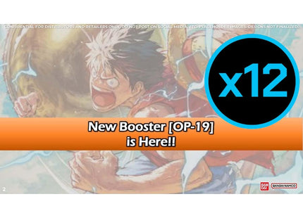 Gamers Guild AZ One Piece TCG One Piece TCG: [OP-19] TITLE TBA - Display Case [English] (Pre-Order) GTS