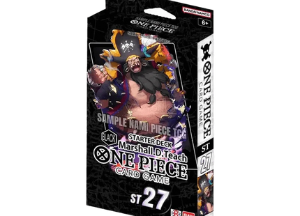 Gamers Guild AZ One Piece TCG One Piece TCG: [ST-27] Black - Marshall.D.Teach Starter Deck [English] GTS