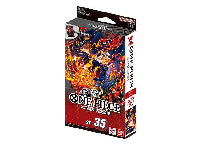 Gamers Guild AZ One Piece TCG One Piece TCG: Starter Deck Red/Black - Sabo (ST-35) (Pre-Order) GTS