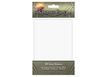 Gamers Guild AZ Orange Nebula Spirit Fire: Card Sleeves: Clear (100ct) (Pre-Order) GTS