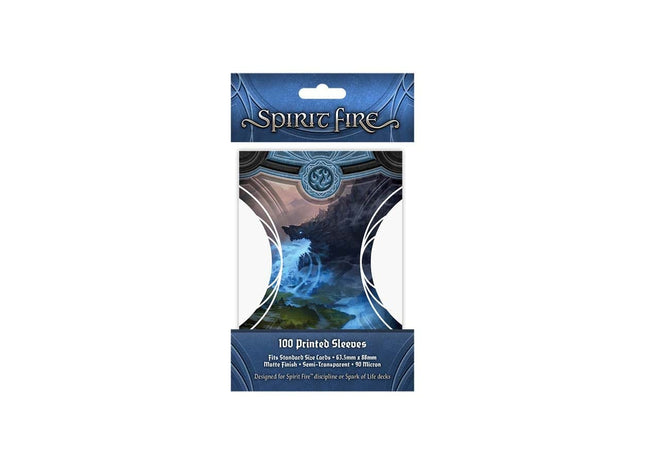 Gamers Guild AZ Orange Nebula Spirit Fire: Semi-transparent Printed Sleeves: Behemoth (Blue) (Pre-Order) GTS