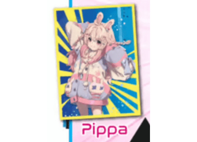 Gamers Guild AZ Oshi Push! Oshi Push! - 60-Count Oshi Push Art Sleeves - Pippa (Pre-Order) Kickstarter