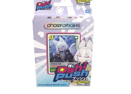 Gamers Guild AZ Oshi Push Oshi Push: Phase Origins - Tenma Maema Starter Deck (Pre-Order) Booster Pack