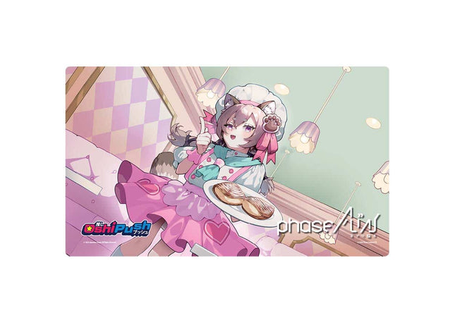 Gamers Guild AZ Oshi Push! Oshi Push! TCG: Gen 3 - Phase Alias | Limited Edition Neoprene Playmat: Komachi Panko (Pre-Order) GTS