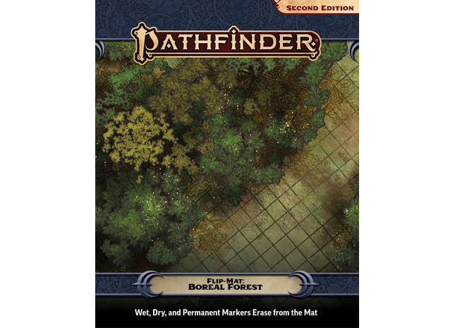 Gamers Guild AZ Paizo Pathfinder 2E: Flip-Mat: Boreal Forest (Pre-Order) Southern Hobby
