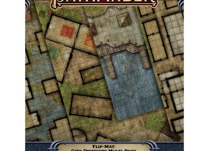 Gamers Guild AZ Paizo Pathfinder 2E: Flip-Mat: City Districts Multi-Pack (Pre-Order) ACD Distribution