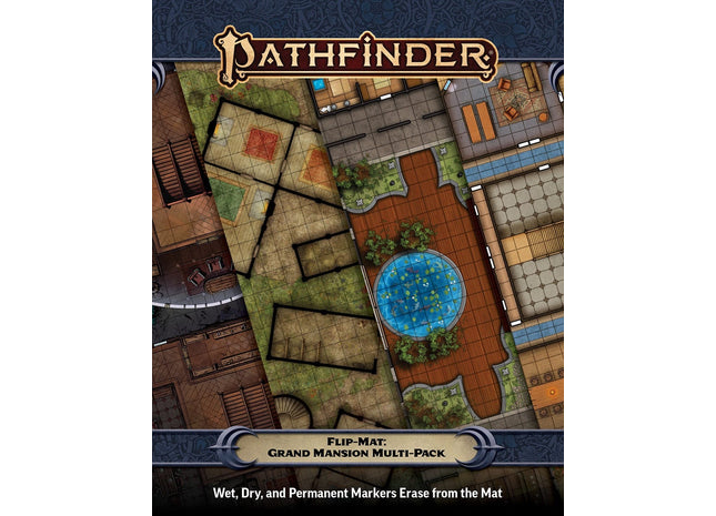 Gamers Guild AZ Paizo Pathfinder 2E: Flip-Mat: Grand Mansion Multi-Pack (Pre-Order) Southern Hobby